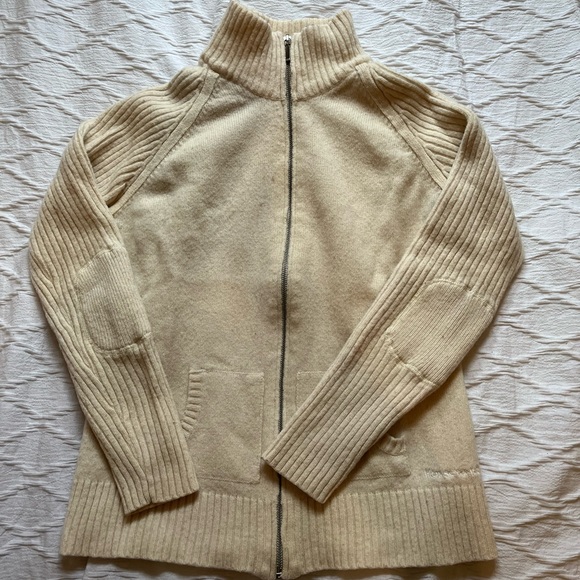 horseware ireland cream zip up sweater - Picture 2 of 4